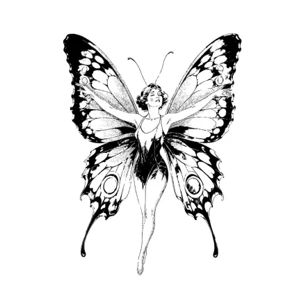 Femme papillon