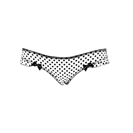 Culotte à pois