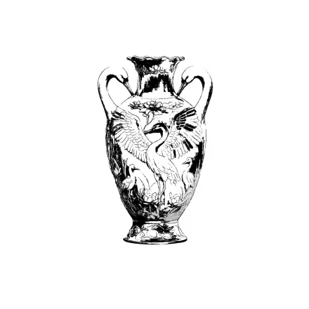 Vase cygnes 