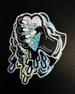 Sticker Cœur qui saigne - photo 2